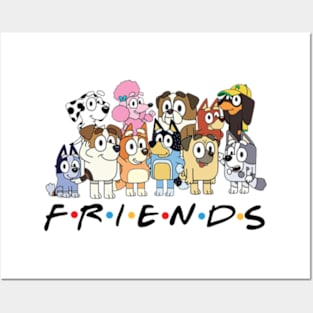 Dog friends Posters and Art